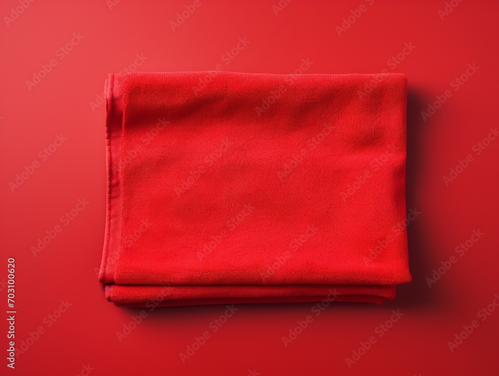 Functional Gym Towel Mockup for Fitness and Sports - AI Generated Functional Gym Towel Mockup for Fitness and Sports - AI Generated