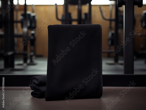 Functional Gym Towel Mockup for Fitness and Sports - AI Generated
