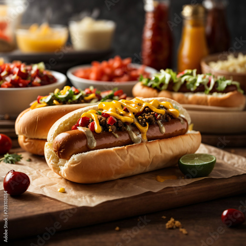 Hot Dogs with Classic Toppings
