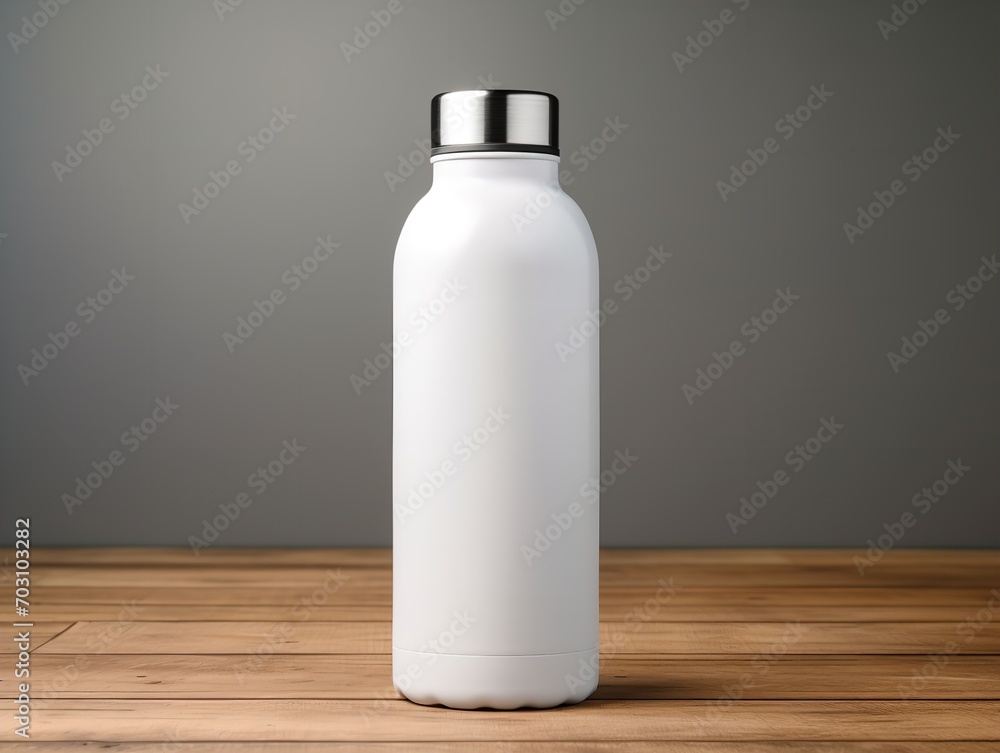 Dynamic Sports Water Bottle Mockup - AI Generated Dynamic Sports Water Bottle Mockup - AI Generated