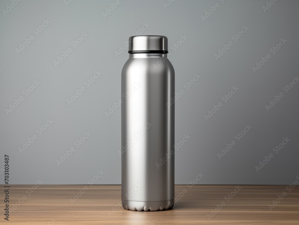Dynamic Sports Water Bottle Mockup - AI Generated Dynamic Sports Water Bottle Mockup - AI Generated