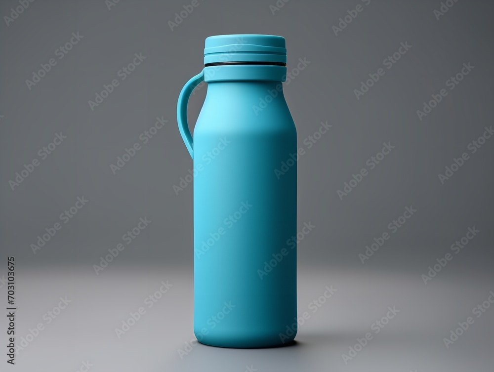 Dynamic Sports Water Bottle Mockup - AI Generated Dynamic Sports Water Bottle Mockup - AI Generated
