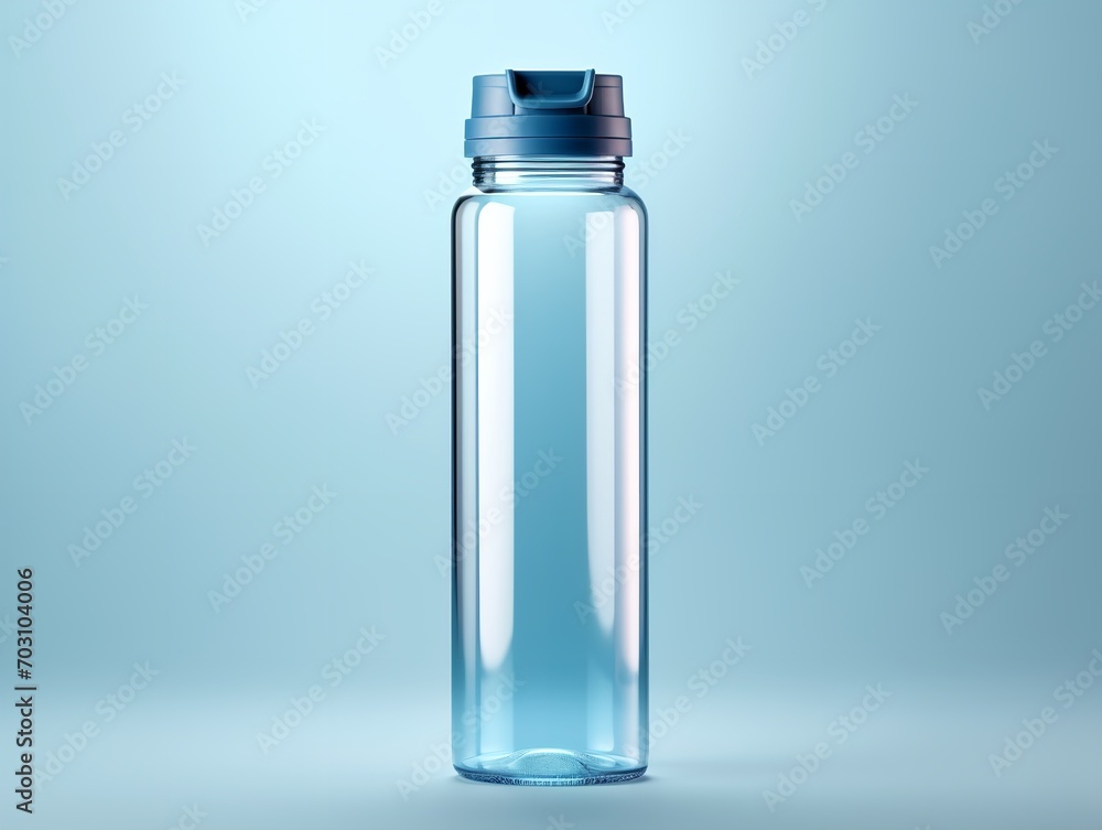 Dynamic Sports Water Bottle Mockup - AI Generated Dynamic Sports Water Bottle Mockup - AI Generated
