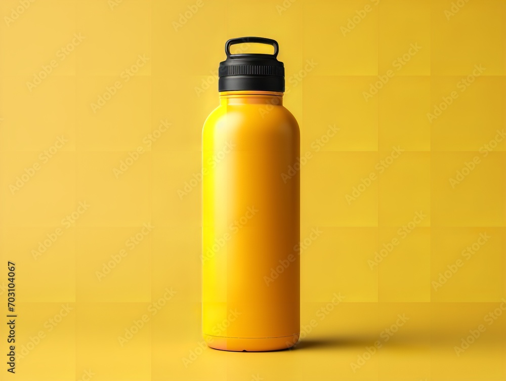 Dynamic Sports Water Bottle Mockup - AI Generated Dynamic Sports Water Bottle Mockup - AI Generated