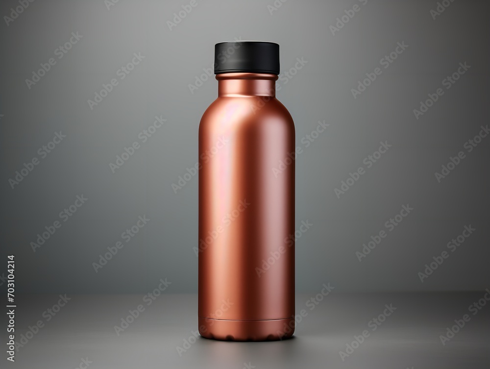 Dynamic Sports Water Bottle Mockup - AI Generated Dynamic Sports Water Bottle Mockup - AI Generated