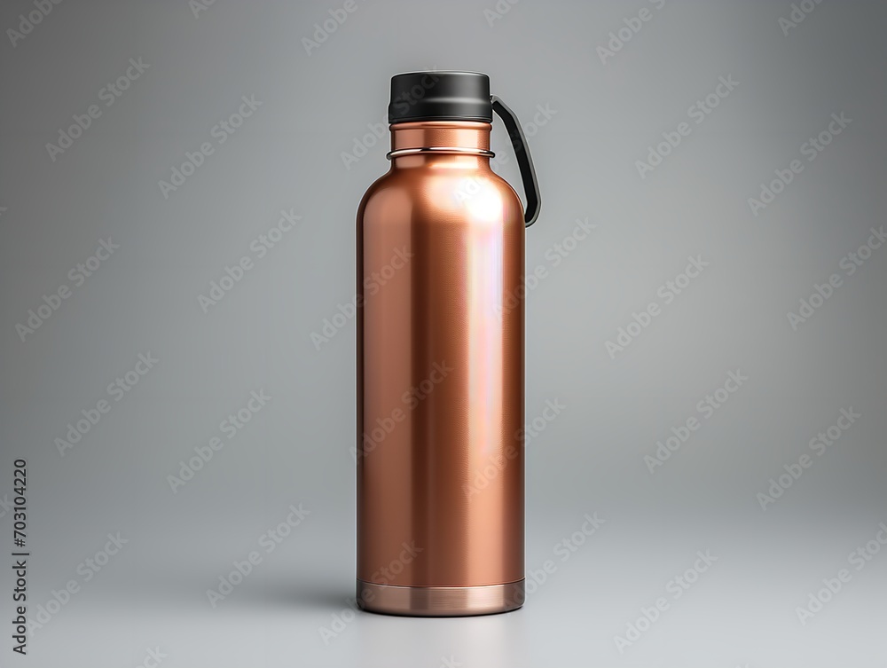 Dynamic Sports Water Bottle Mockup - AI Generated Dynamic Sports Water Bottle Mockup - AI Generated