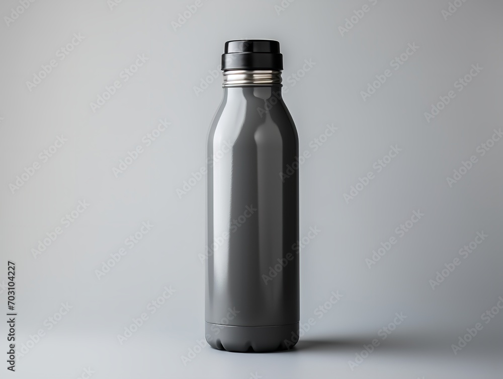Dynamic Sports Water Bottle Mockup - AI Generated Dynamic Sports Water Bottle Mockup - AI Generated