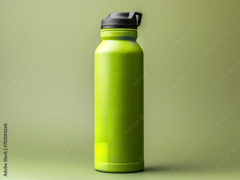 Dynamic Sports Water Bottle Mockup - AI Generated Dynamic Sports Water Bottle Mockup - AI Generated