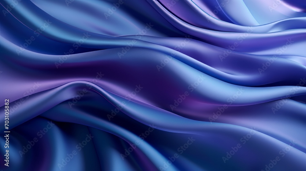 Blue and Purple Wavy Lines Background