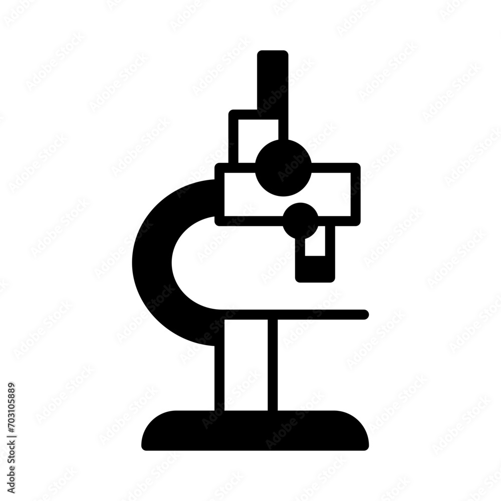 Microscope icon. Electronic microscope icon Microscope icon. Electronic microscope icon
