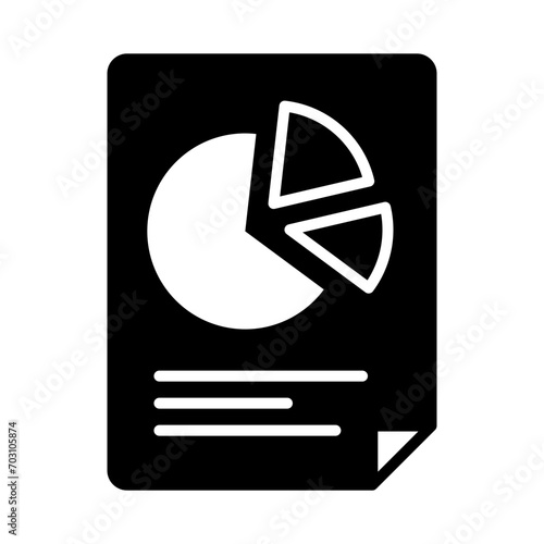 Statistical report documents. Document icon