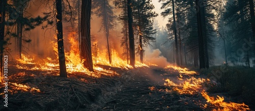 Forest fire control.
