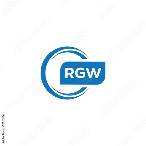  RGW letter design for logo and icon.RGW typography for technology, business and real estate brand.RGW monogram logo.