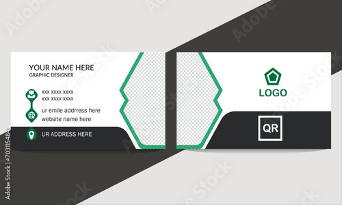 modern design template for infographics. business card design . double sided business card template modern and clean style .and attractive caller. 