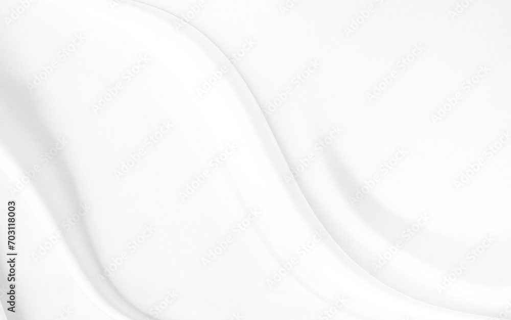 Fototapeta premium White gray satin texture that is white silver fabric silk background with beautiful soft blur pattern natural.