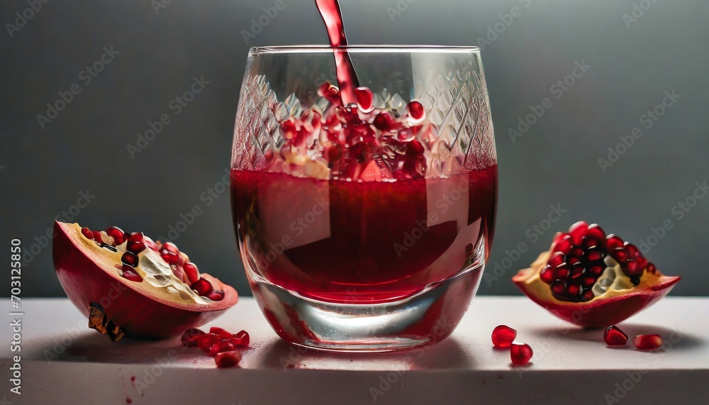pomegranate juice and pomegranate pomegranate juice and pomegranate