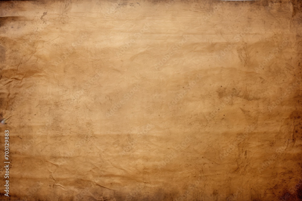 Fototapeta premium Grunge paper background with space for text or image. High resolution photo, Old paper sheet a vintage aged original background, AI Generated