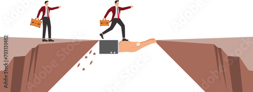 Bridge, Merger, Conquering Adversity, Bridging The Gap, Solution, Businessman