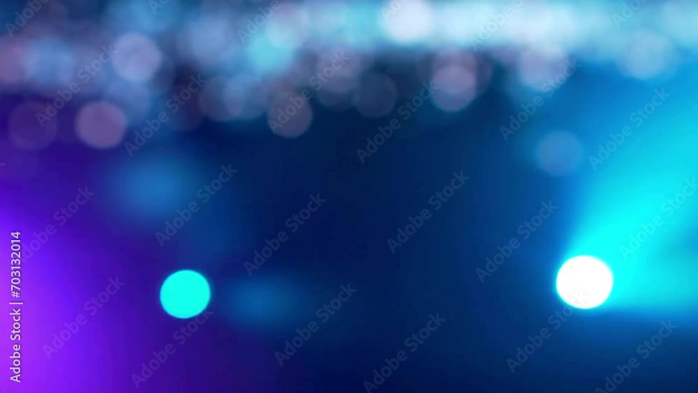 vague flashing Big Lights Wall close up particles Stage lights. VJ