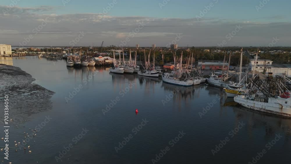 Commercial vessels at Matanzas Pass in the morning
Commercial vessels at Matanzas Pass in the morning