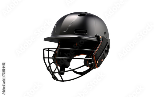 Cricket Helmet Grill On Transparent Background.