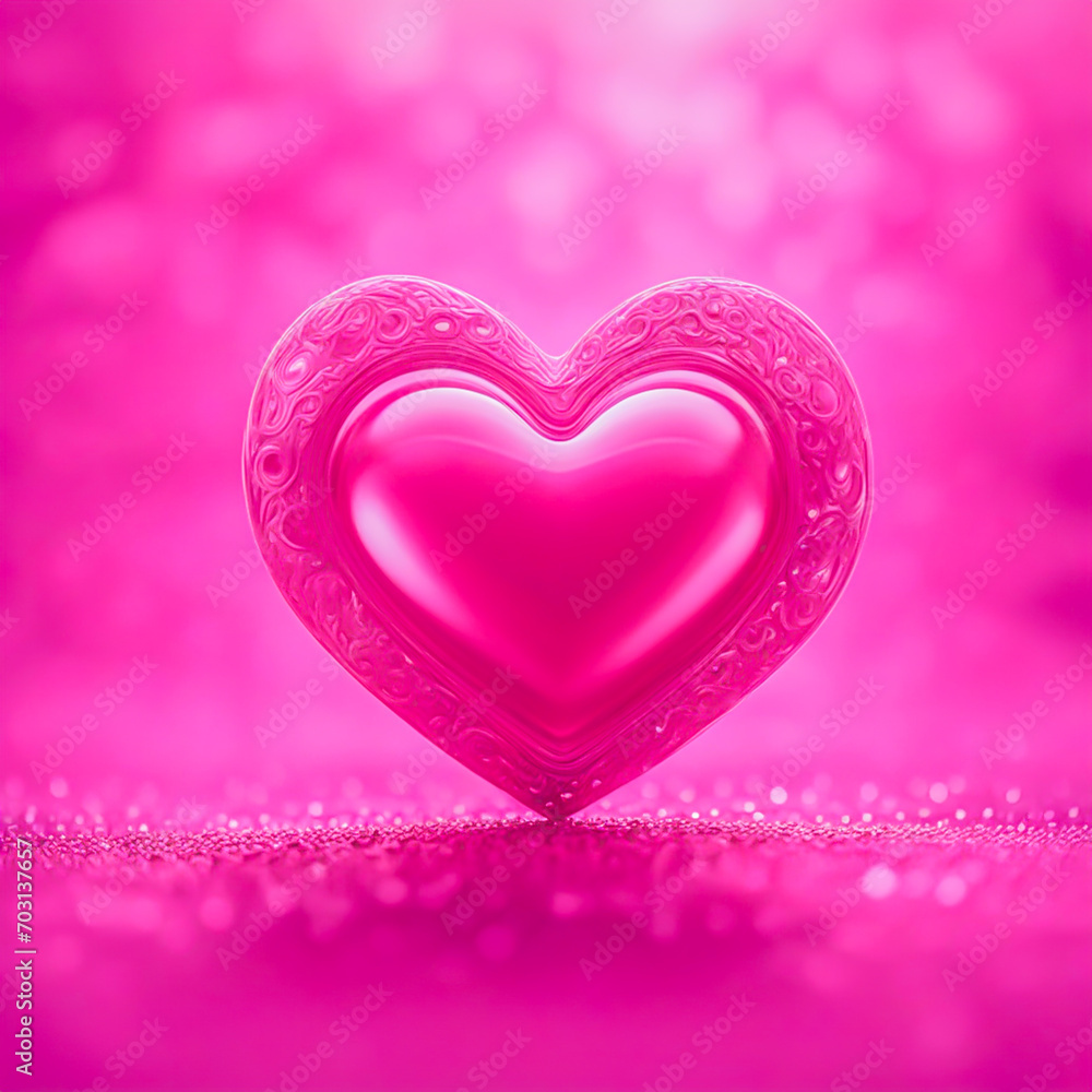 Pink heart shape on the abstract background. Pink heart shape on the abstract background.
