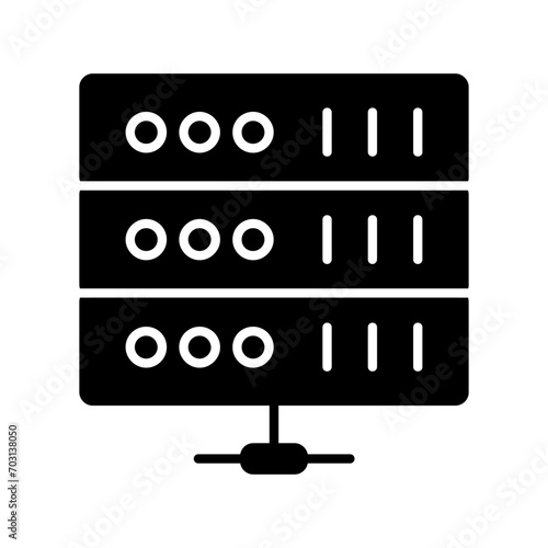 File Hosting Glyph Icon