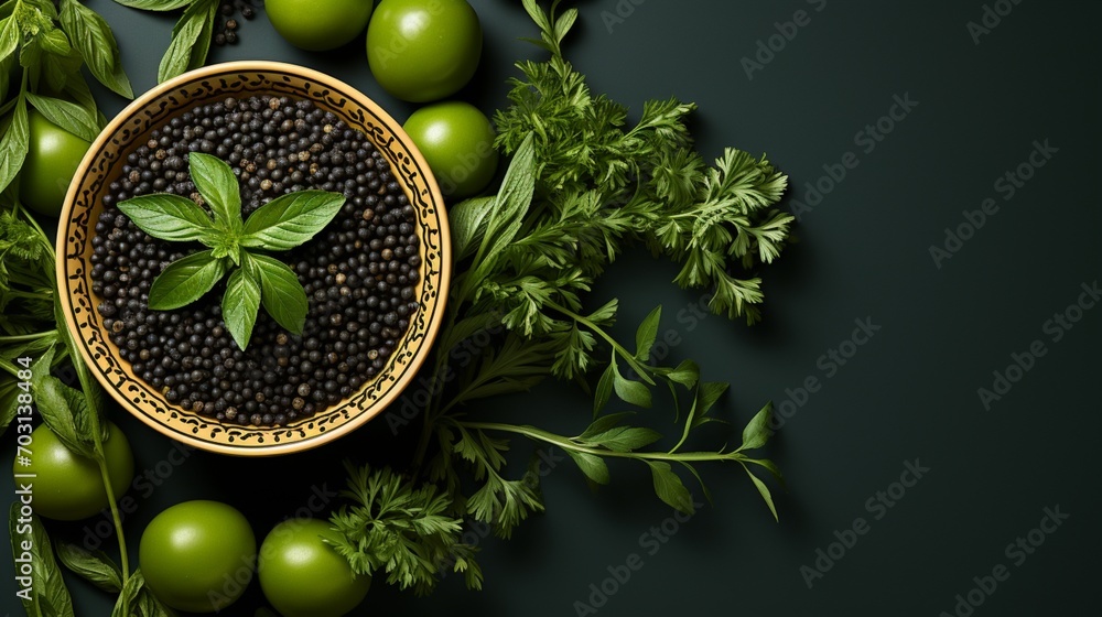 Basil seed herb culinary plant - obrazy, fototapety, plakaty 