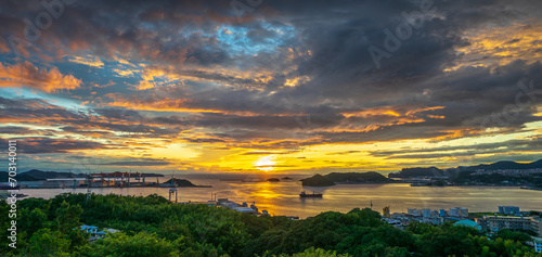 長崎の夕陽 photo