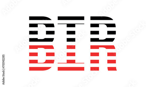 BIR three initial letter iconic line negative space minimal logo design vector template. monogram, abstract, wordmark, business, typography, minimalist, brand, company, flat, modern, unique, simple