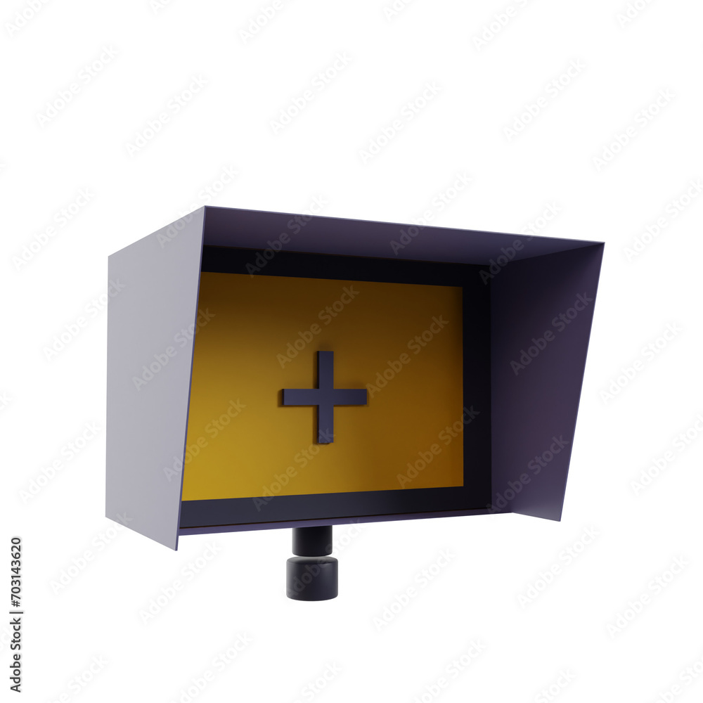 Fototapeta premium Entertainment 3d icon clipart