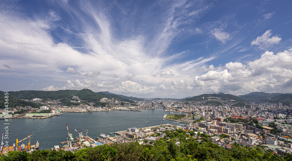 長崎市の景観　長崎港