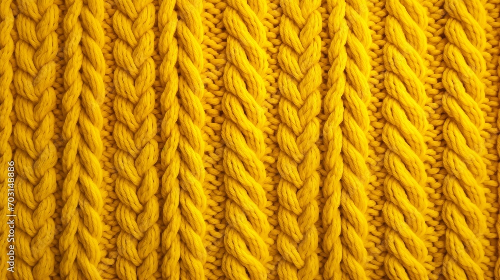 Textured background with yellow knitting wool. Textured background with yellow knitting wool.