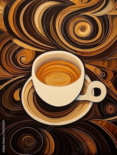 Espresso Art: Captivating Coffee Patterns for Caf� Culture Enthusiasts