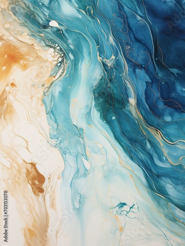 Liquid Highways: Stunning Ocean Currents Wall Prints