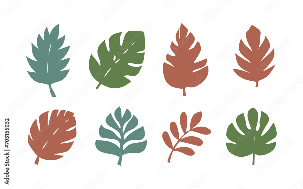 Abstract leaf vector clipart. Spring illustration. Abstract leaf vector clipart. Spring illustration.