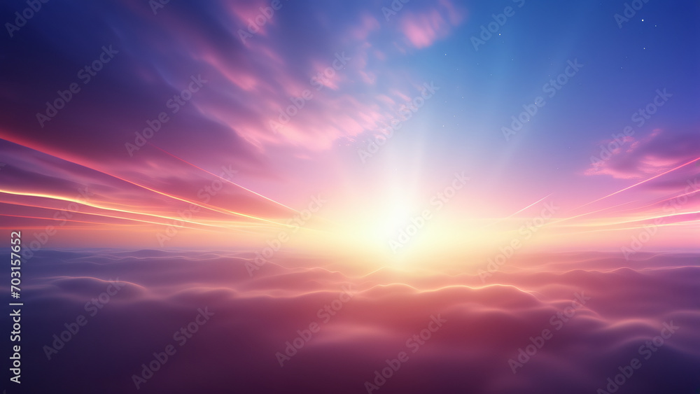 Obraz premium simple view background with realistic epic light