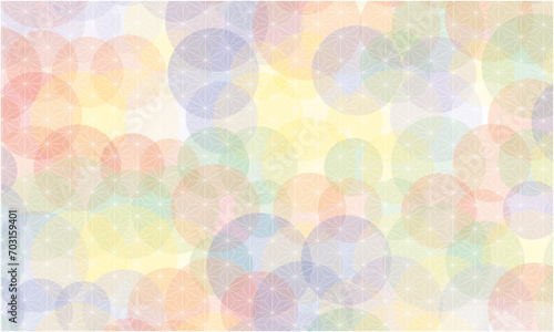 Wallpaper Mural 和柄模様の麻の葉パターン背景壁紙素材 Torontodigital.ca