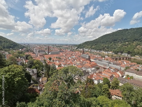 Blick über Heidelberg, Deutschland