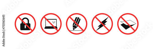 Laptop icon. No peeping, scratch protection, icon - vector