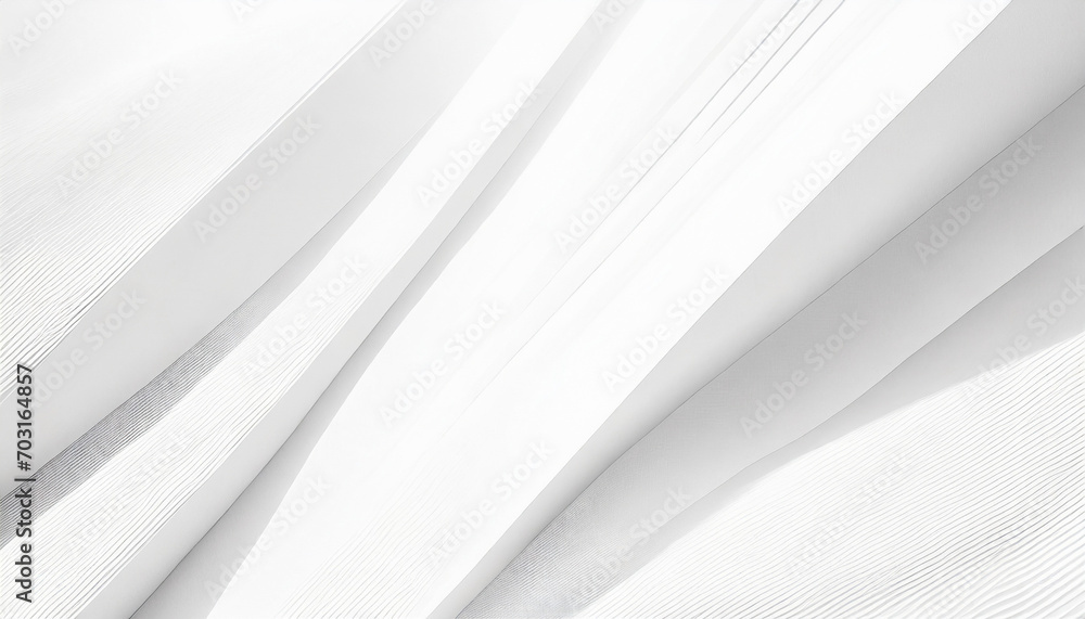 Abstract white background. Minimal geometric white light background