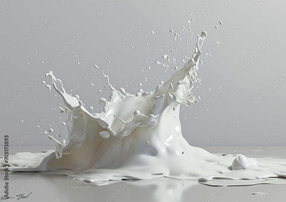 splash of milk