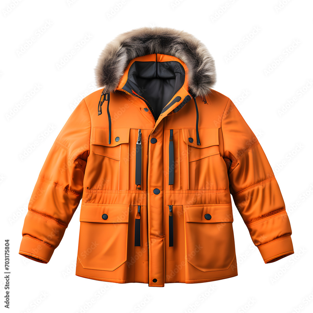Winter Jacket Isolated on Transparent Background Winter Jacket Isolated on Transparent Background