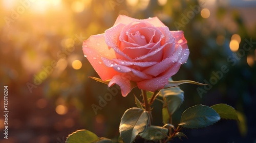 Sweet-Smelling Scarlet Roses Blossom