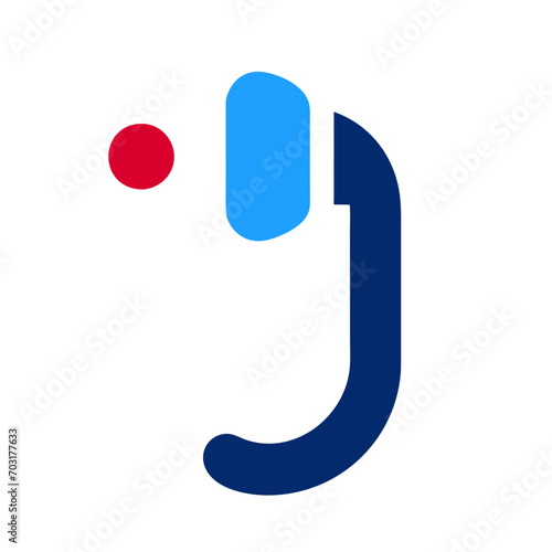 Hearing aid device vektor icon illustation