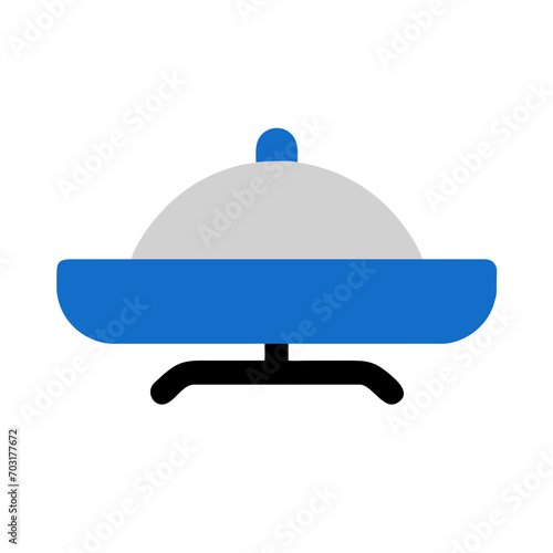 Hospital bedpan vektor icon illustation