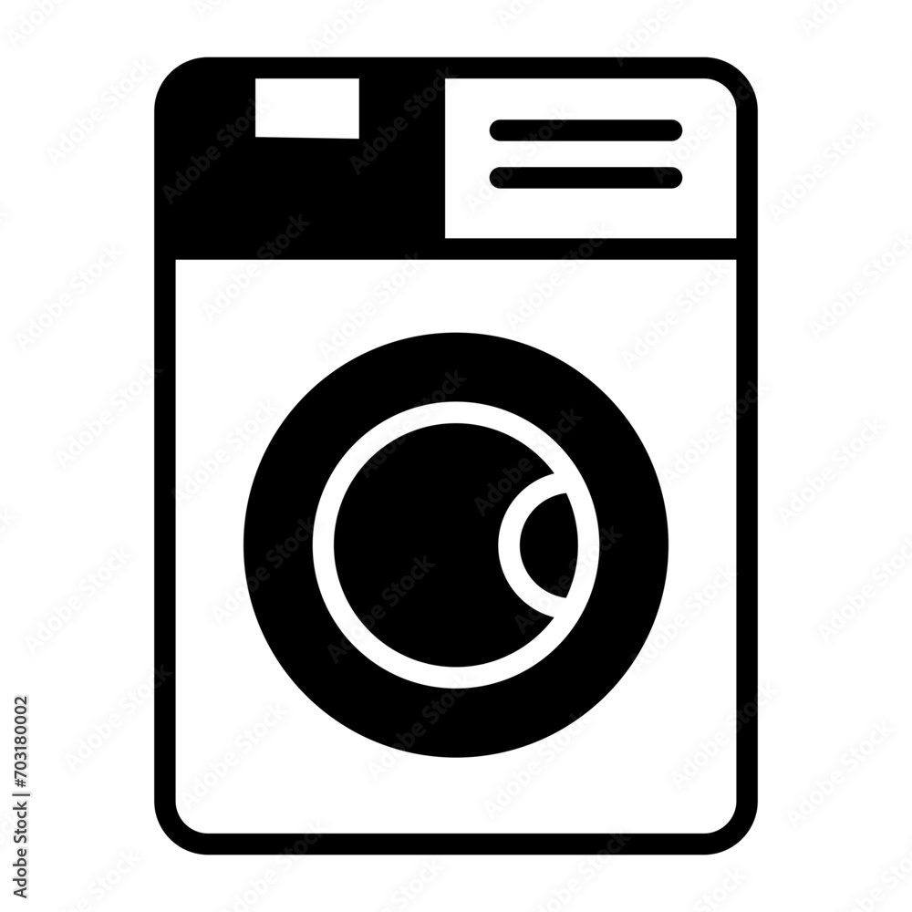 Laundry cloth solid glyph icon Laundry cloth solid glyph icon