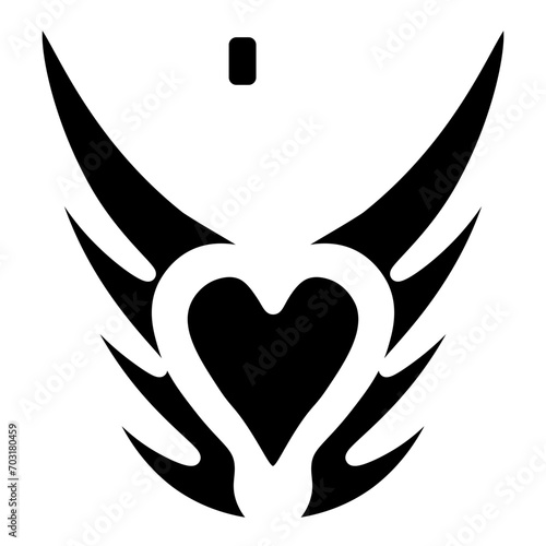 Free Download valentine glyph icon - GFXLoad