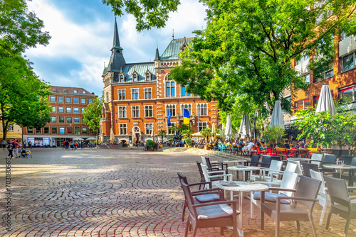 Old town hall on the Rathausplatz in Oldenburg, Germany