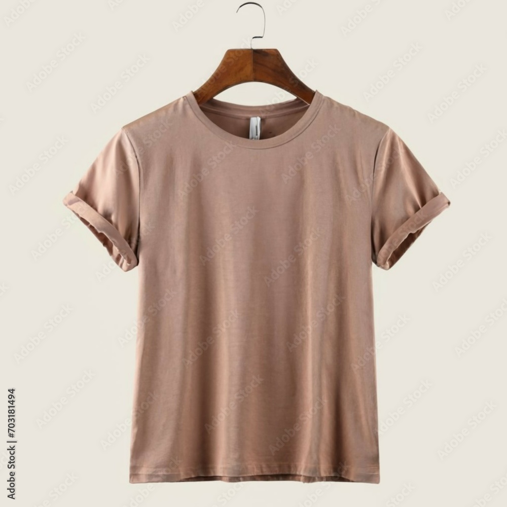 Colorful T-shirt compose with white background Colorful T-shirt compose with white background